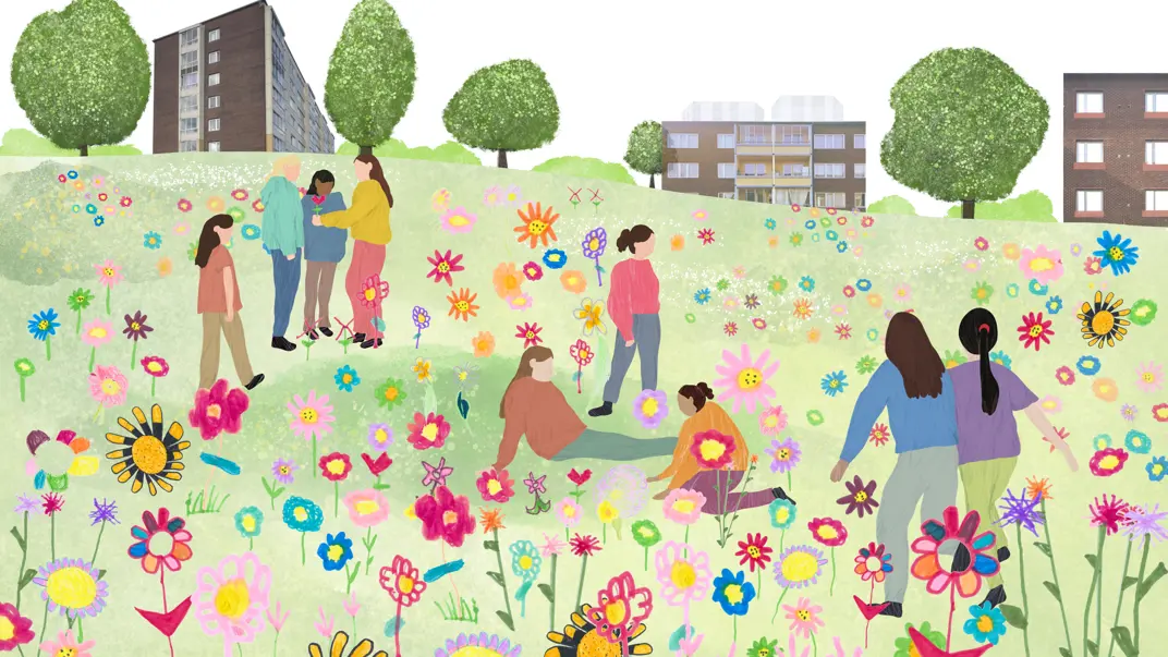 Illustration Från källare till kök