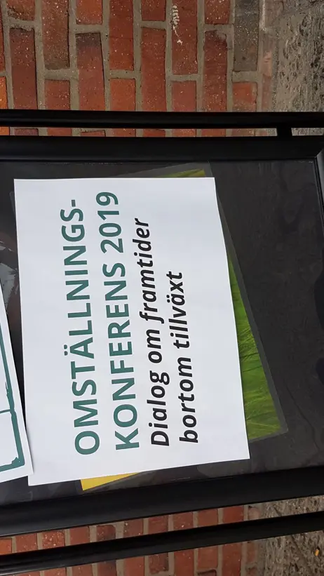 Omställningskonferens i Umeå 2019: Bild: Marco Eimermann