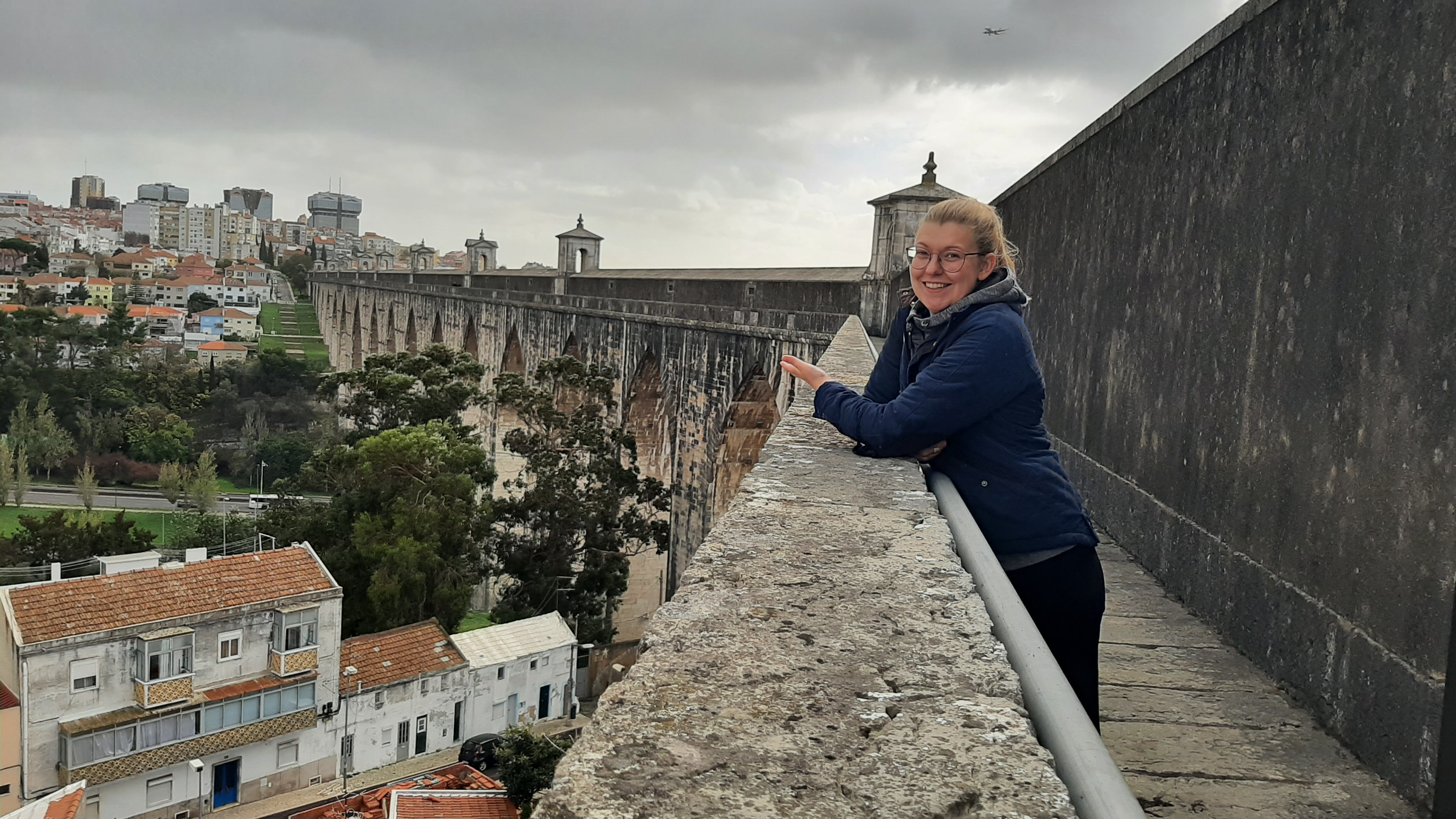 Picture of Anna from a viewpoint in Portugal