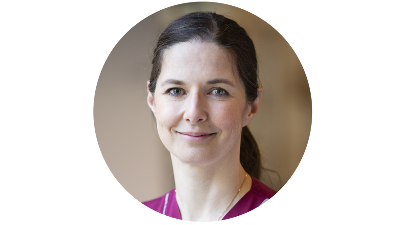 Porträttfoto av en kvinna (Lena Ström, SLU) inomhus.