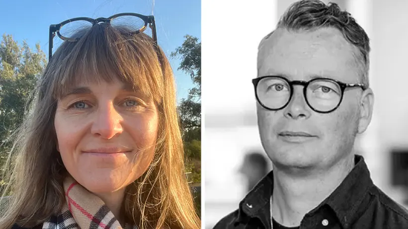 Foto på Lina Berglund-Snodgrass och Mats Fred.