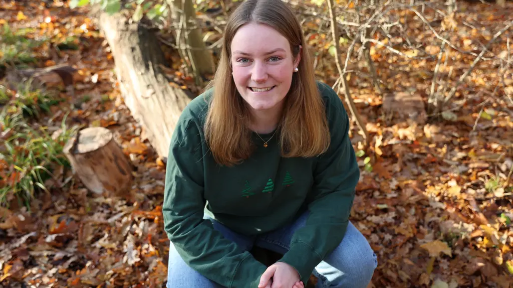 woman smiling at the camera