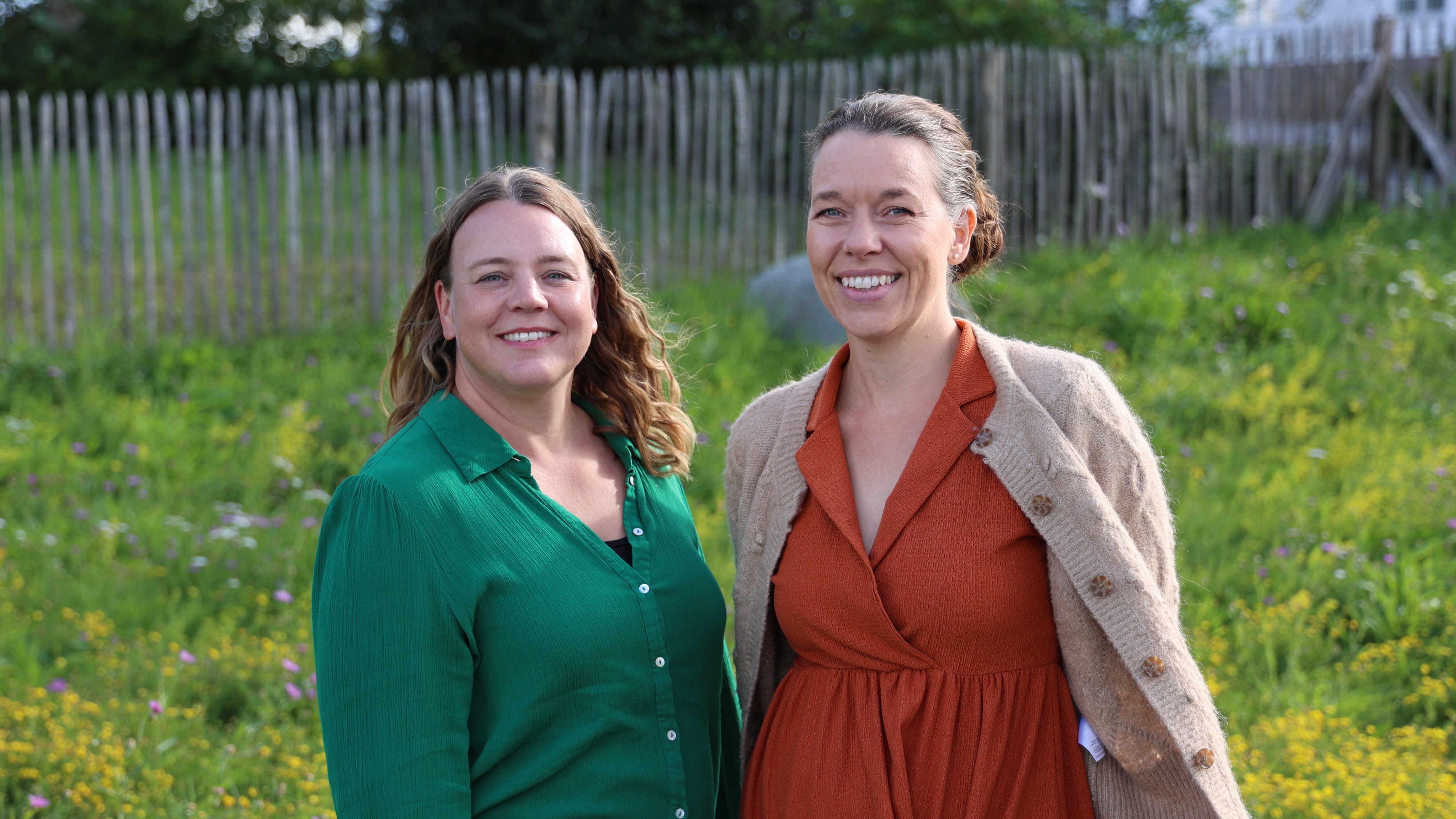 Porträtt av Marit och Maria.