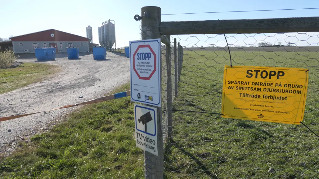 Signs with access forbidden. Photo.