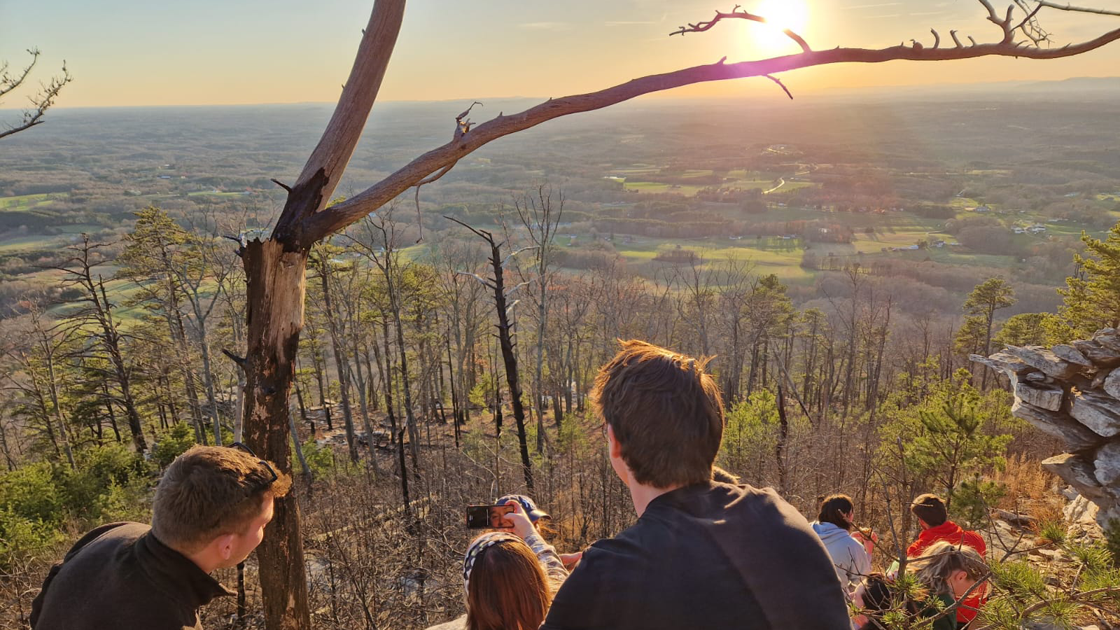 View from a mountain in North Carolina