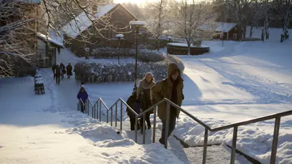 Winter at Campus Uppsala