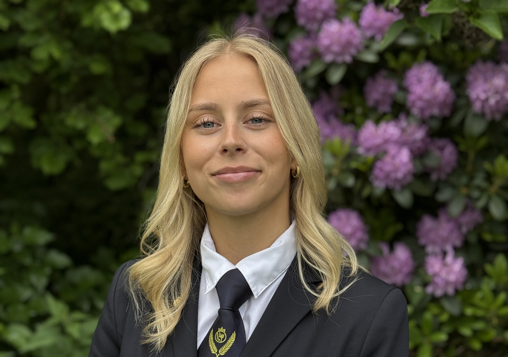 Milla Jakobsson, tog sin lantmästarexamen på SLU i Alnarp våren 2026. Foto: Sara Thunegard
