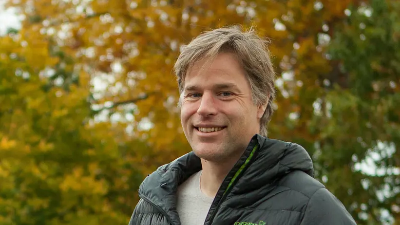 A man outdoors. Photo.