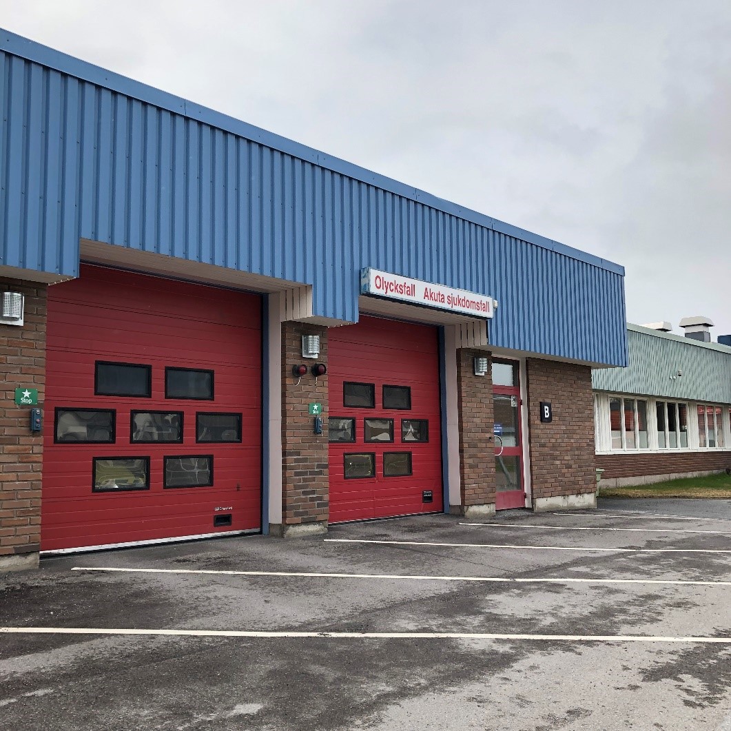 Bilden visar ett garage. Fotograf: Susanne Stenbacka