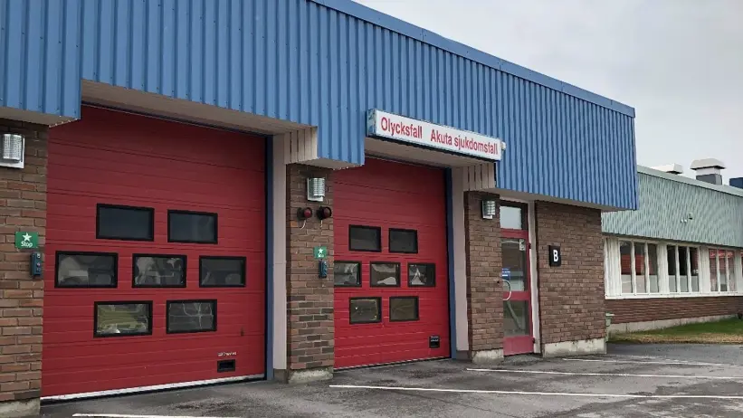 Bilden visar ett garage. Fotograf: Susanne Stenbacka