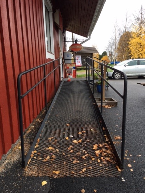 Bilden visar en ramp. Fotograf: Susanne Stenbacka