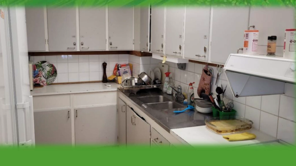 Kitchen interior in Mariehemsvägen 