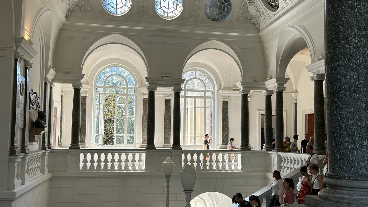 Picture from inside a church in Milano