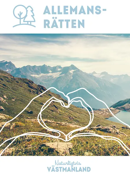 Omslag till utbildningsmaterial om allemansrätten.