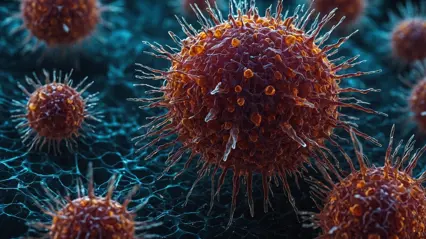 AI genereted picture on virus
