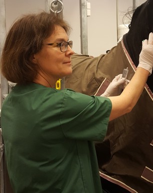 Porträttfoto av Lena Olsén