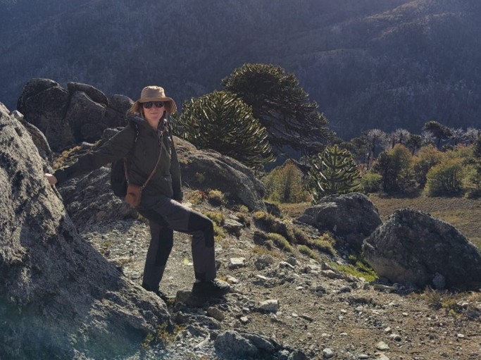 Jennifer Gabrys på fältarbete i Chile