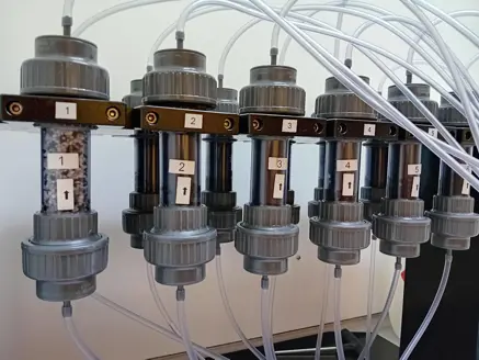 Biochar column experiment