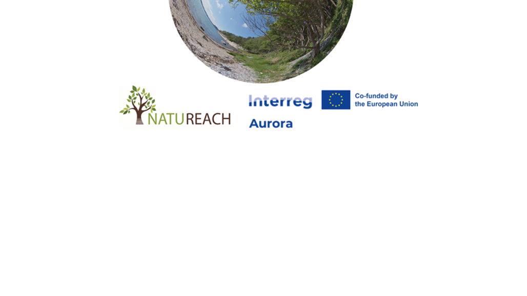 Natureach project image and logo, interreg aurora logo