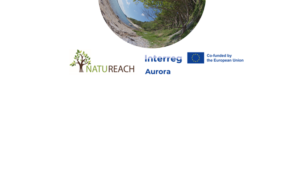 Natureach project image and logo, interreg aurora logo