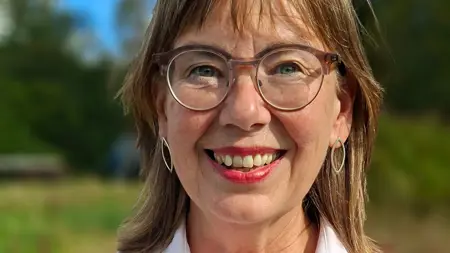 Porträttfoto av Marie Gidlund, verksamhetsledare för SLU Norra livsnoden