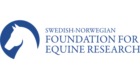 Logotype for The Swedish-Norwegian Foundation for Equine Research.
