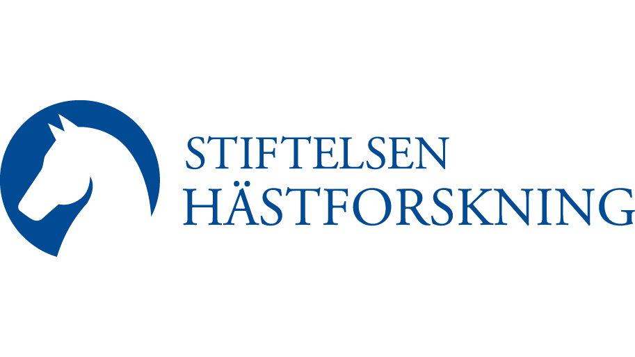 Logotyp för Stiftelsen hästforskning.
