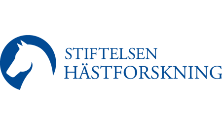 Logotyp för Stiftelsen hästforskning.