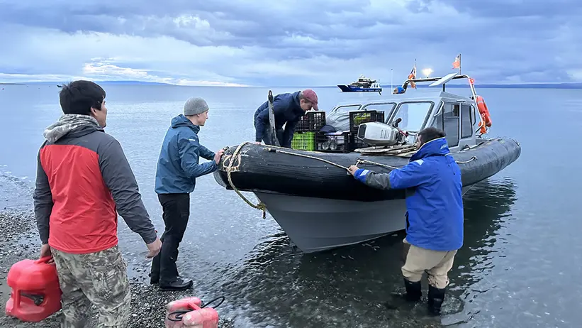 Avfärd från Punta Carreras