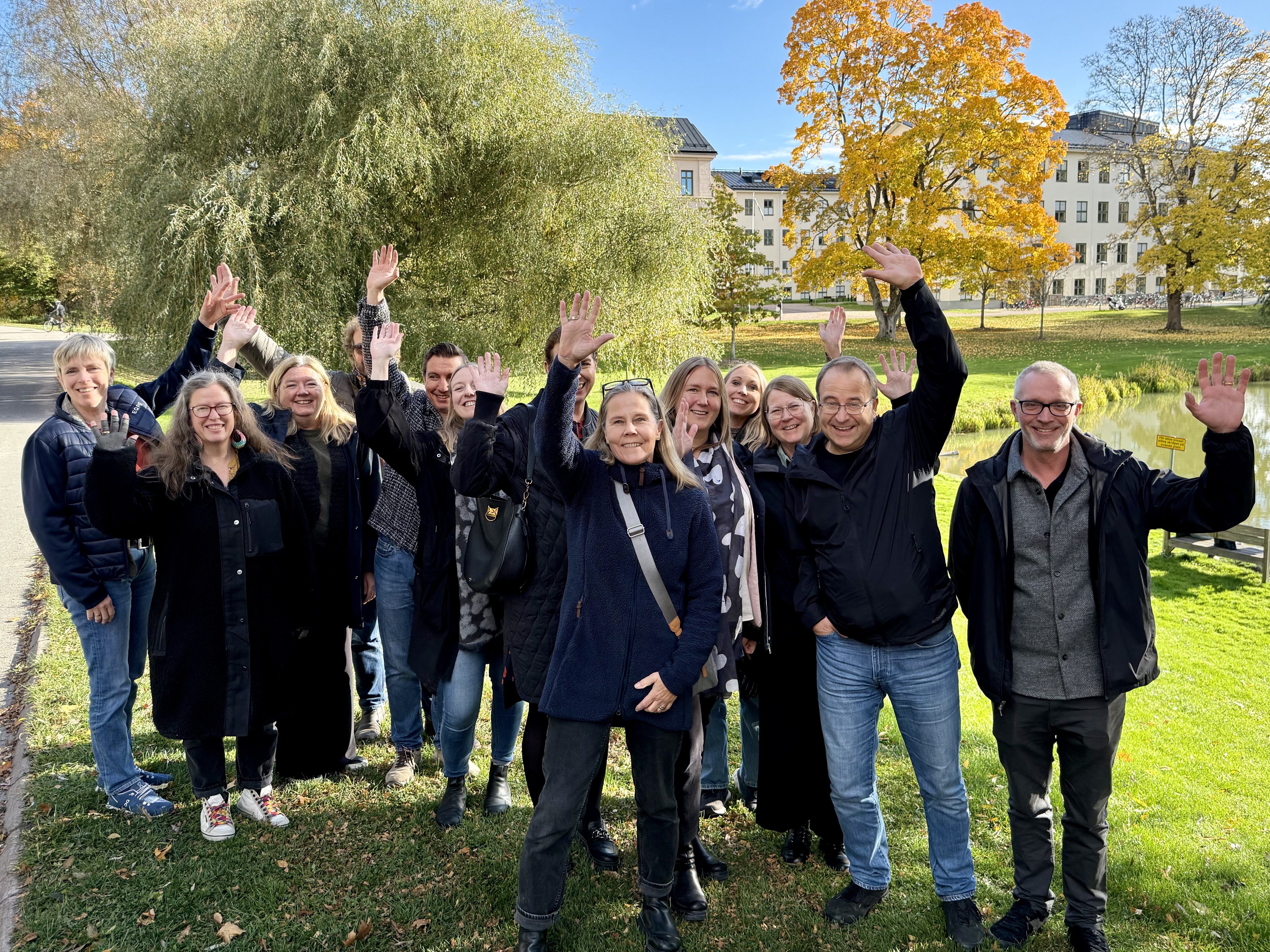 Gruppfoto av deltagarna. Foto: Ida Gustafsson, SLU