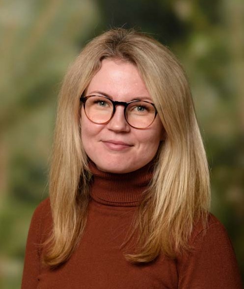 Porträttfoto av Sandra Ābele