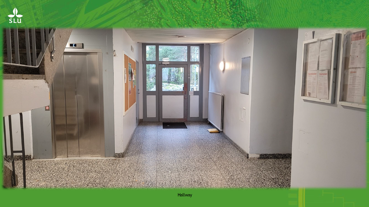 Interior of student accommodation