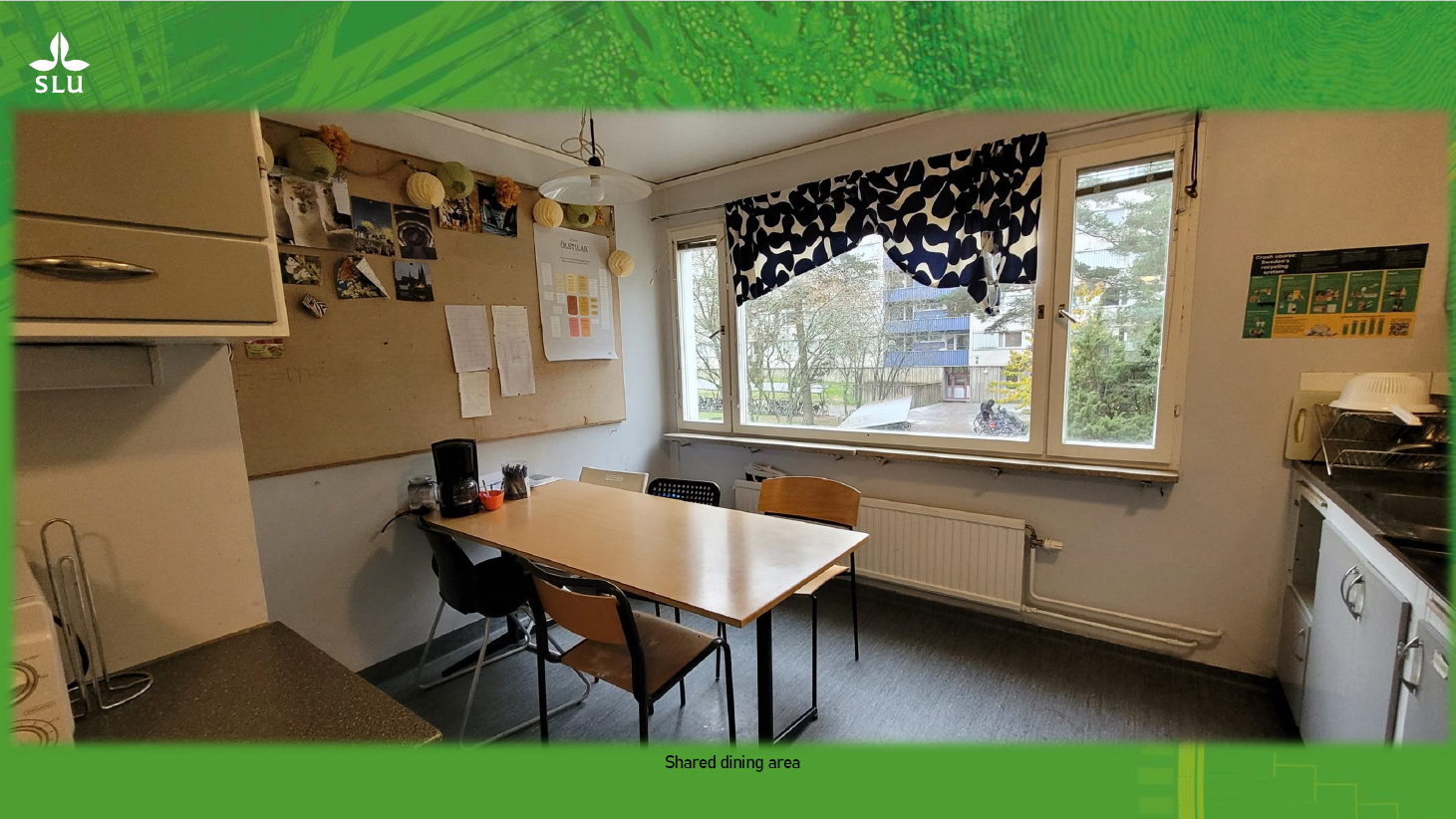 Interior of student accommodation