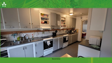 Interior of student accommodation