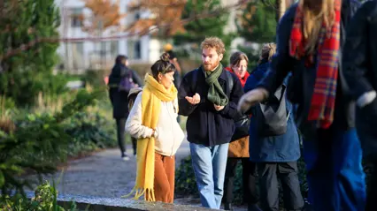 Students on an excursion