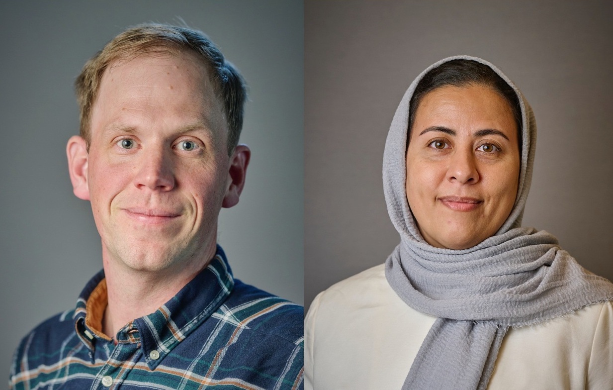 Martin Andersson och Maliheh Mehrshad, appointed, KAW-fellows. Foto: KAW