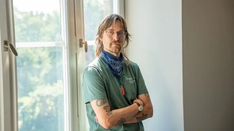Sebastian Carlsson, porträtt.