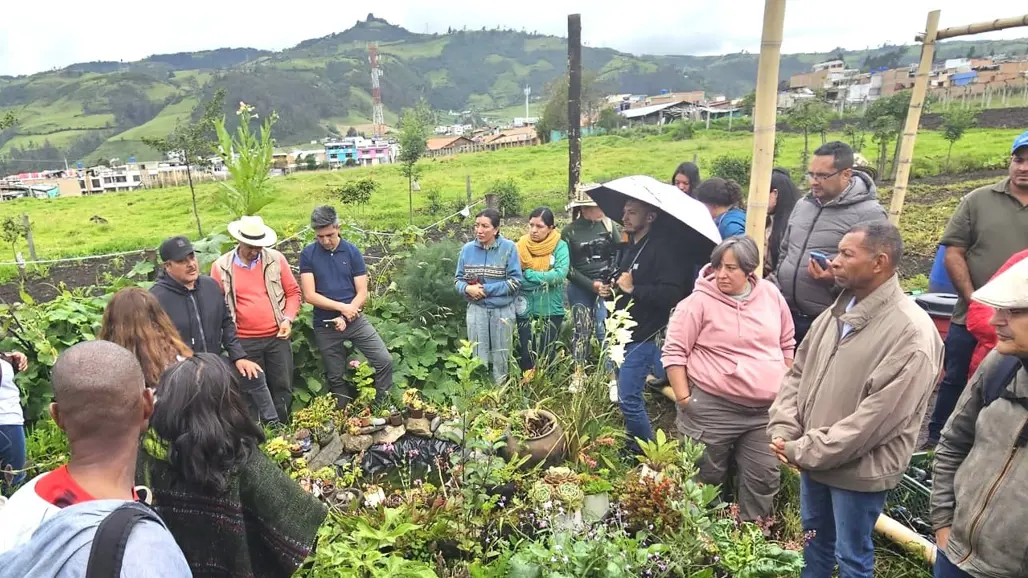 Mama lucha agroecology visit, Colombia