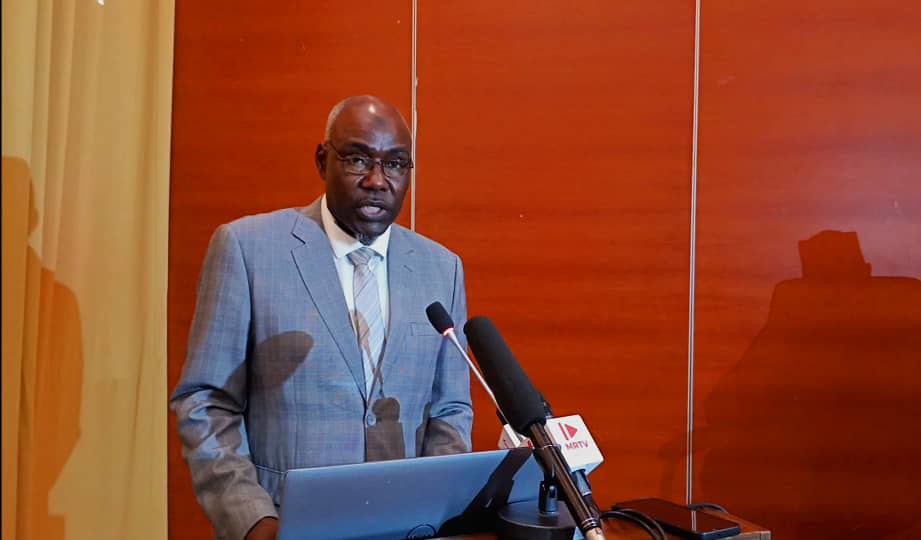 Chad’s Minister of Pastoralism and Livestock, Prof Abderahim Awat Atteib, formally launched the Science Policy Lab in N'Djamena. Photo: Boris Agossadou