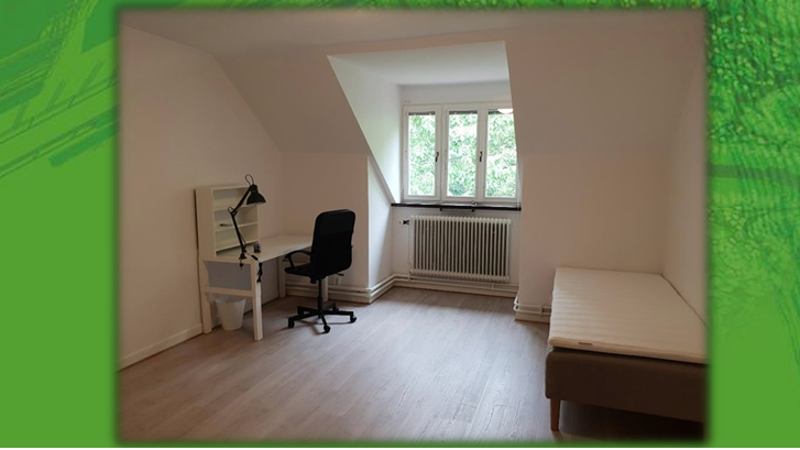 Interiors of student of a studentroom at Västra elev, Sundsvägen 9