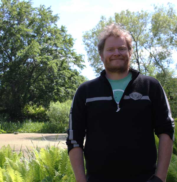 Brian Huser, forskare vid institutionen för vatten och miljö, SLU. Foto: Ann-Katrin Hallin, SLU.