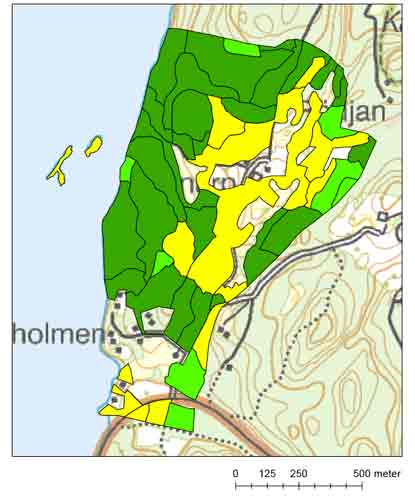 Anaöys utförd med SLU:s analysverktyg Heureka.