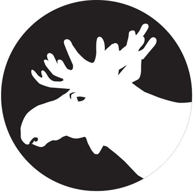 moose head. illustration