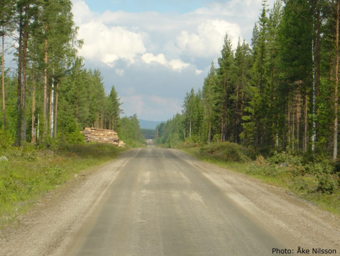 Väg och järnväg. Foto