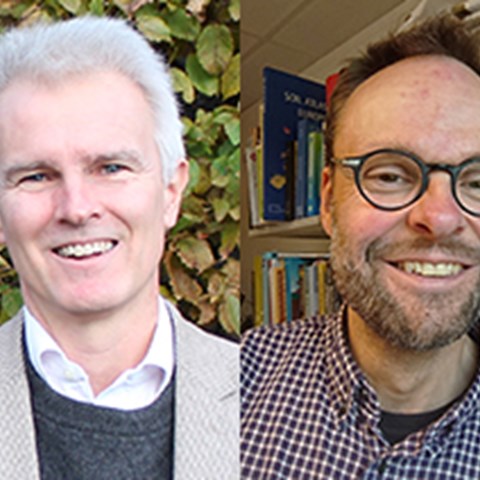 Martyn Futter och Magnus Simonsson. Porträttfoto.