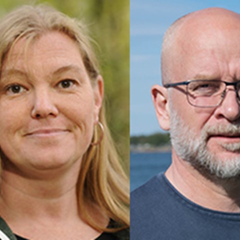 Christina Halling och Stefan Larsson. Porträttfoto.
