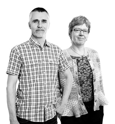 Jens Fölster (till vänster), koordinator, SLU. Karin Blombäck (till höger), biträdande koordinator, SLU