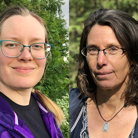 Inka Bohlin och Anna-Lena Axelsson. Porträttfoto.