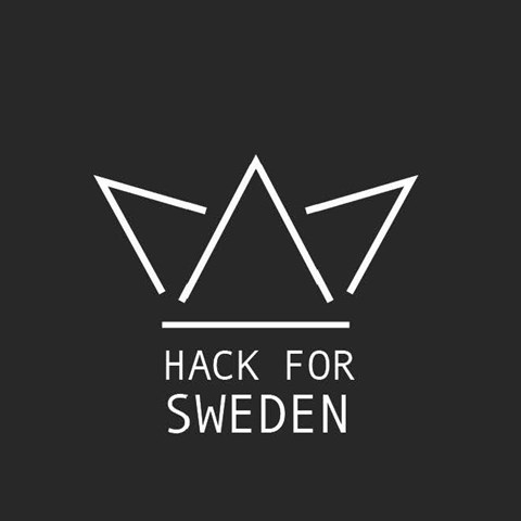 Logo för Hack for Sweden 2018.