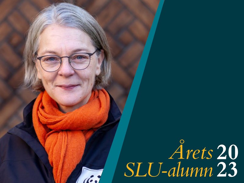 Anna Richert årets SLU-alumn 2023. Foto: Marie vin Zeipel
